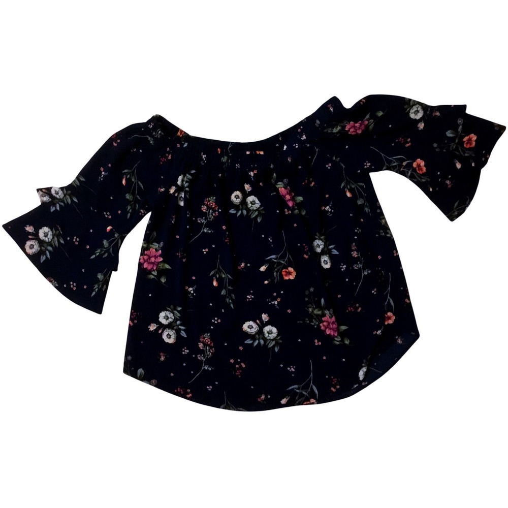 Moa‎ Moa & Floral Tops Womens XL Navy Black Tropical Bundle Excellent Condition - Picture 3 of 8